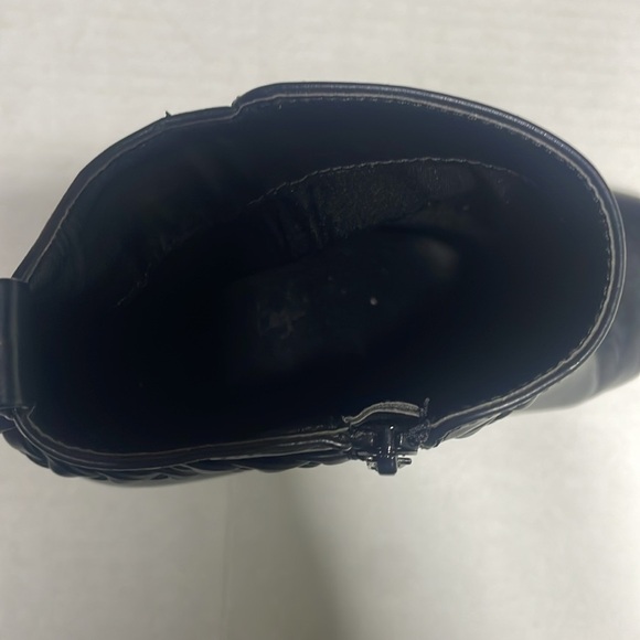 American Eagle Outfitters Black Braided Ankle Boots 9 1/2 wide - Picture 5 of 12